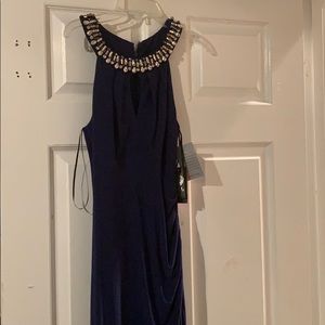 Vince Camuto long blue dress